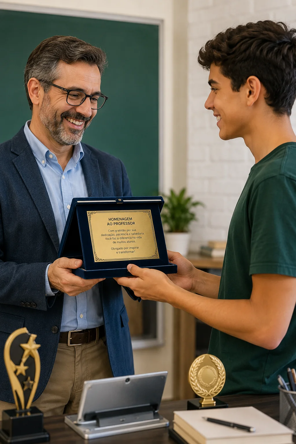 Carlos, fundador da Nikos Troféus